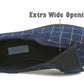 Mens Wide Opening Diabetic Orthopaedic Machine Washable Check Velour Touch Fasten Slippers SIZE UK 12