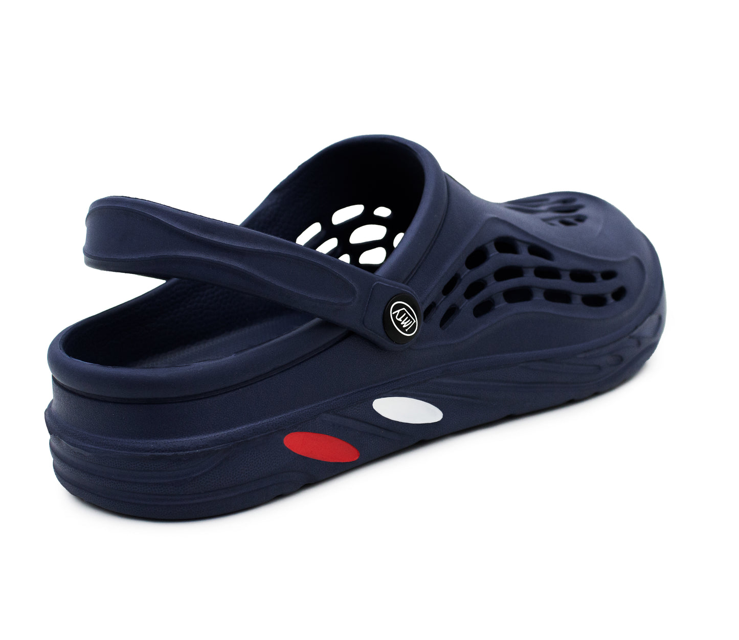 Womens Clogs Lightweight Navy EVA Breathable Beach Summer Sandals Ladies Garden Hospital Shower Pool Shoes