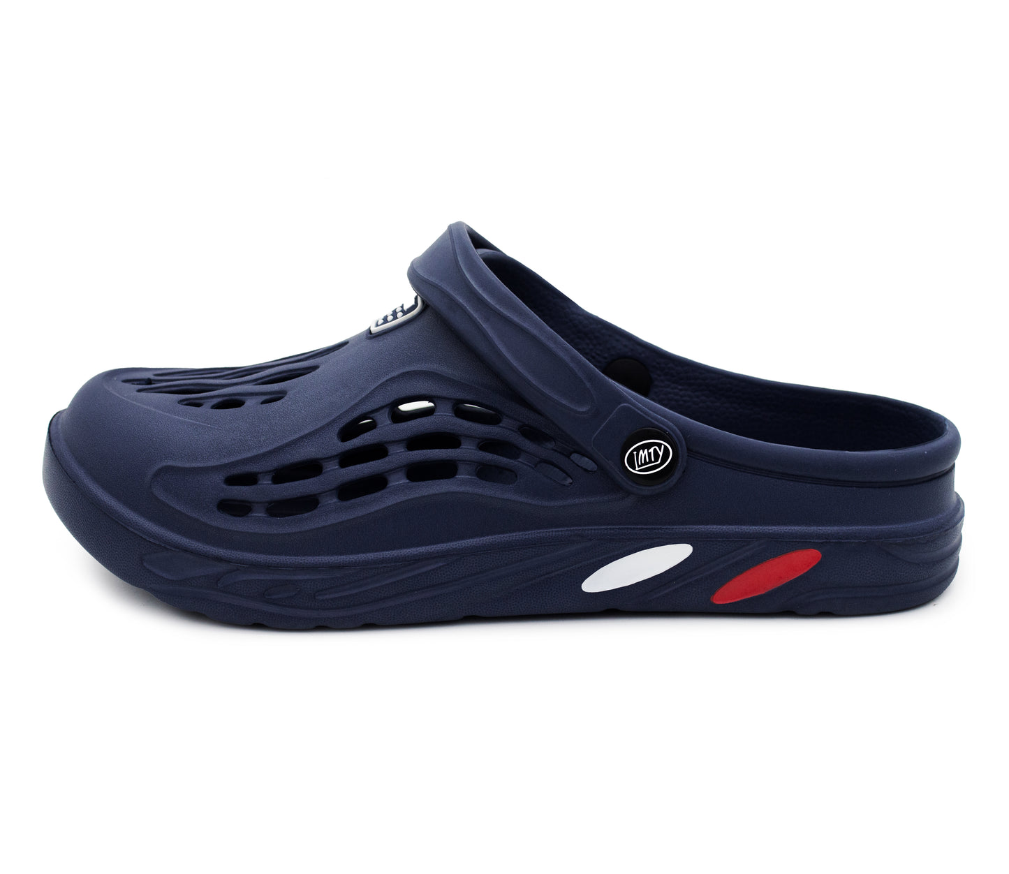 Womens Clogs Lightweight Navy EVA Breathable Beach Summer Sandals Ladies Garden Hospital Shower Pool Shoes