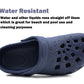 Mens Lightweight Navy EVA Clogs Breathable Slip On Garden Beach Hospital Nurse Kitchen Water Shoes Mules Sandals