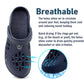 Mens Clogs Breathable Lightweight EVA Garden Sandals Slippers Hospital Clog Pool Shower Holiday Beach Mule Water Shoes Navy