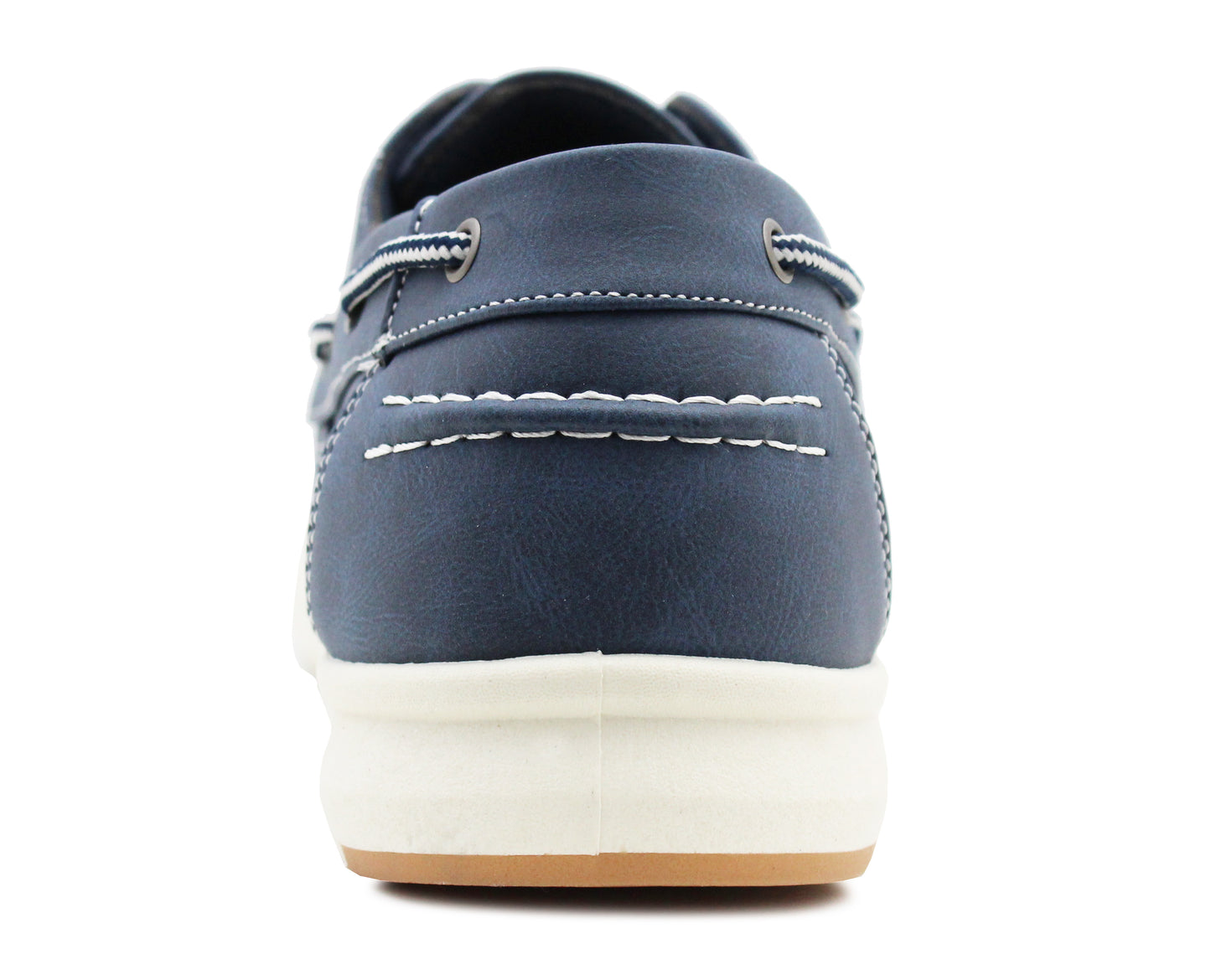 Mens Lace Up Navy Boat Shoes Casual Flat Deck Smart Trainers Shoes