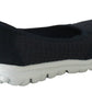 Womens Ladies Lightweight Memory Foam Slip On Suede Leather Mesh Go Walk Running Fitness Pumps Trainers Shoes
