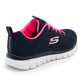 Skechers 12615 Graceful Wide Fit Womens Trainers Memory Foam Ladies Sneakers Navy Pink Mesh