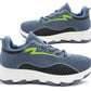 Womens Breathable Mesh Trainers Lace Up Ladies Casual Flat Walking Active Running Gym Sneaker Pumps Fashion Trainers Navy