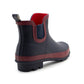 Womens Navy Wellington Low Cut Wellies Short Ankle Wellington Boots