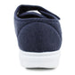 Mens Touch Fasten Casual Navy Canvas Trainer Pumps Flat Driving Loafers Shoes