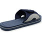 Unisex Lightweight Navy Slides Touch Fasten Casual Beach Summer Pool Flip Flop Sandals