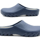 Mens Slip On Garden Clogs Navy Waterproof Backless Wellies Gardening Welly Slides Water Shoes