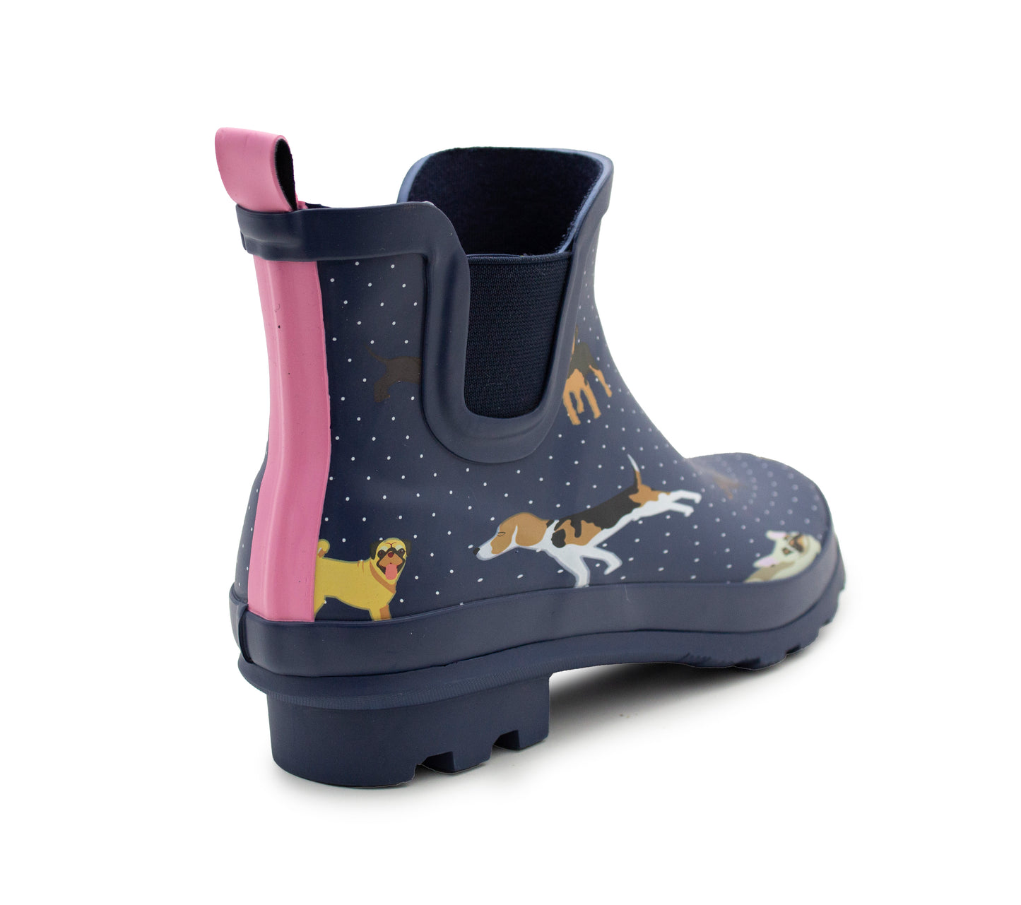 Womens Waterproof Ankle Boots Wellingtons Ladies Slip On Short Chelsea Rain Boots Festival Gardening Wellie Boots