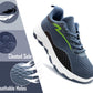 Womens Breathable Mesh Trainers Lace Up Ladies Casual Flat Walking Active Running Gym Sneaker Pumps Fashion Trainers Navy