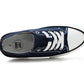 Womens Chunky Platform Sole Navy Canvas Trainers Ladies Lace Up Retro Fashion Sneakers Pumps