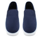 Mens Canvas Slip On Pumps Flat Elastic Gusset Loafers Casual Trainers Sneaker Deck Shoes