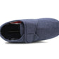 Mens Touch Fasten Casual Navy Canvas Trainer Pumps Flat Driving Loafers Shoes