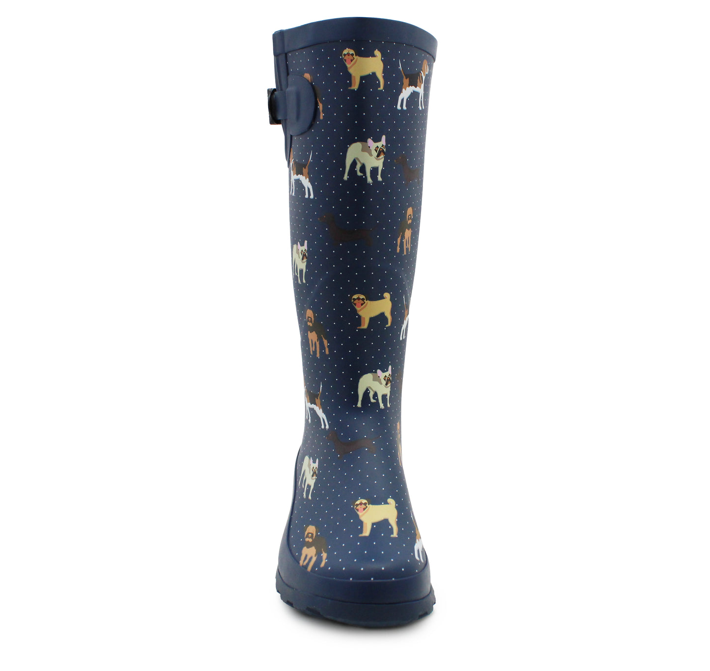 Womens Adjustable Calf Wellies Waterproof Ladies Fashion Festival Dog Walking Rain Mud Wellington Boots