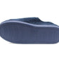 Dr Keller Mens Navy Diabetic Touch Fasten Wide Opening Slippers Lightweight Slip On Soft House Shoes