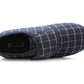 Mens Extra Wide Fitting EEE Slippers Memory Foam Touch Fasten Easy Wear Diabetic Orthopaedic Check Bedroom House Shoes