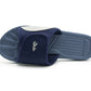 Unisex Lightweight Navy Slides Touch Fasten Casual Beach Summer Pool Flip Flop Sandals