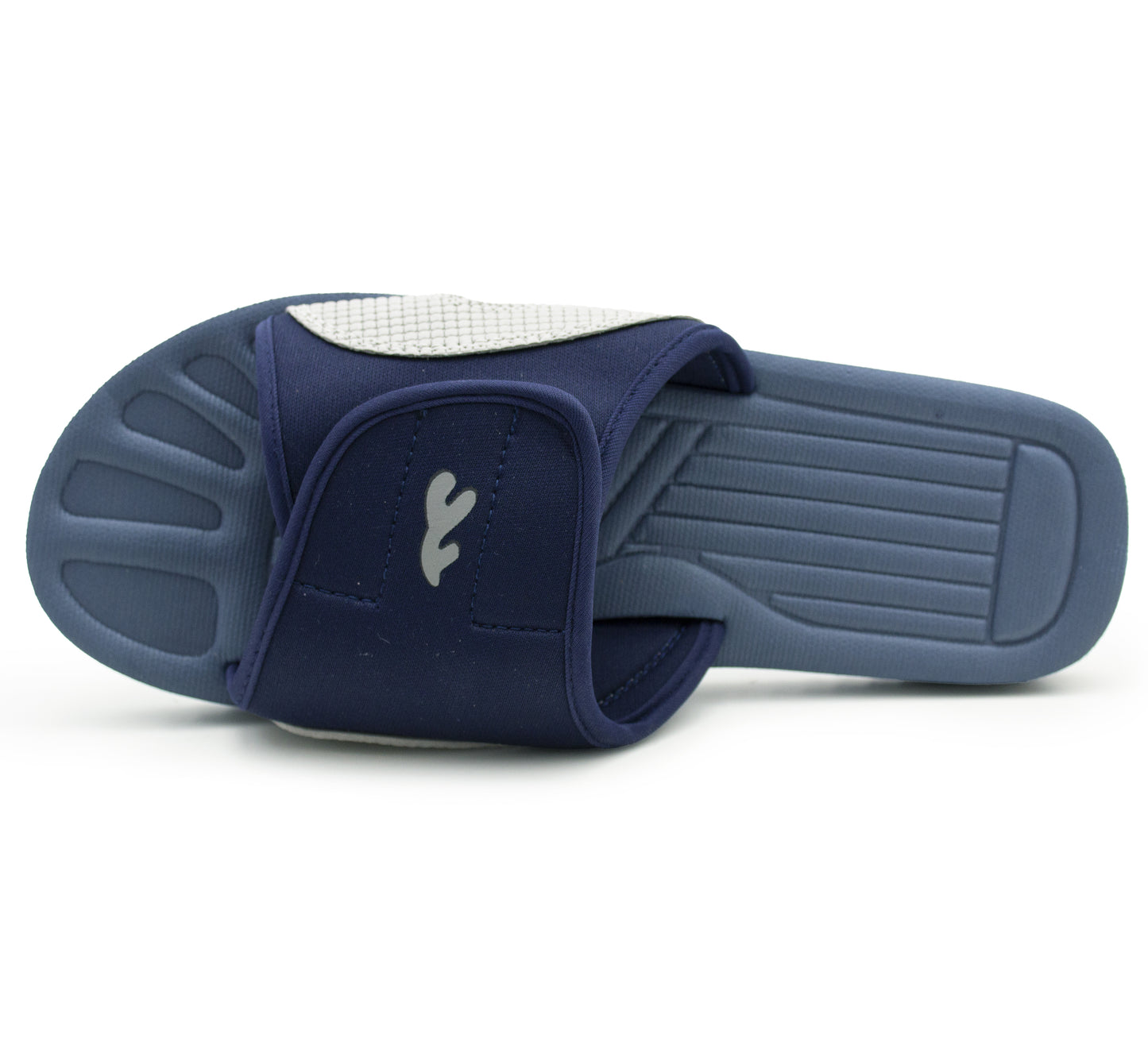 Unisex Lightweight Navy Slides Touch Fasten Casual Beach Summer Pool Flip Flop Sandals