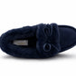 Womens Memory Foam Moccasin Slippers Faux Fur Trim Warm Slip On Ladies Winter House Shoes