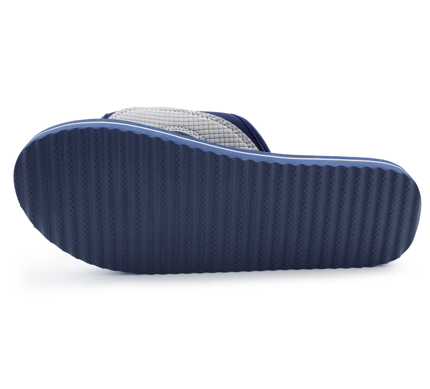 Unisex Lightweight Navy Slides Touch Fasten Casual Beach Summer Pool Flip Flop Sandals