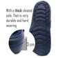 Womens Clogs Warm Fleece Lined Navy Blue Thermal Waterproof Lightweight EVA Garden Clogs Kitchen Nurse Faux Fur Slippers House Shoes