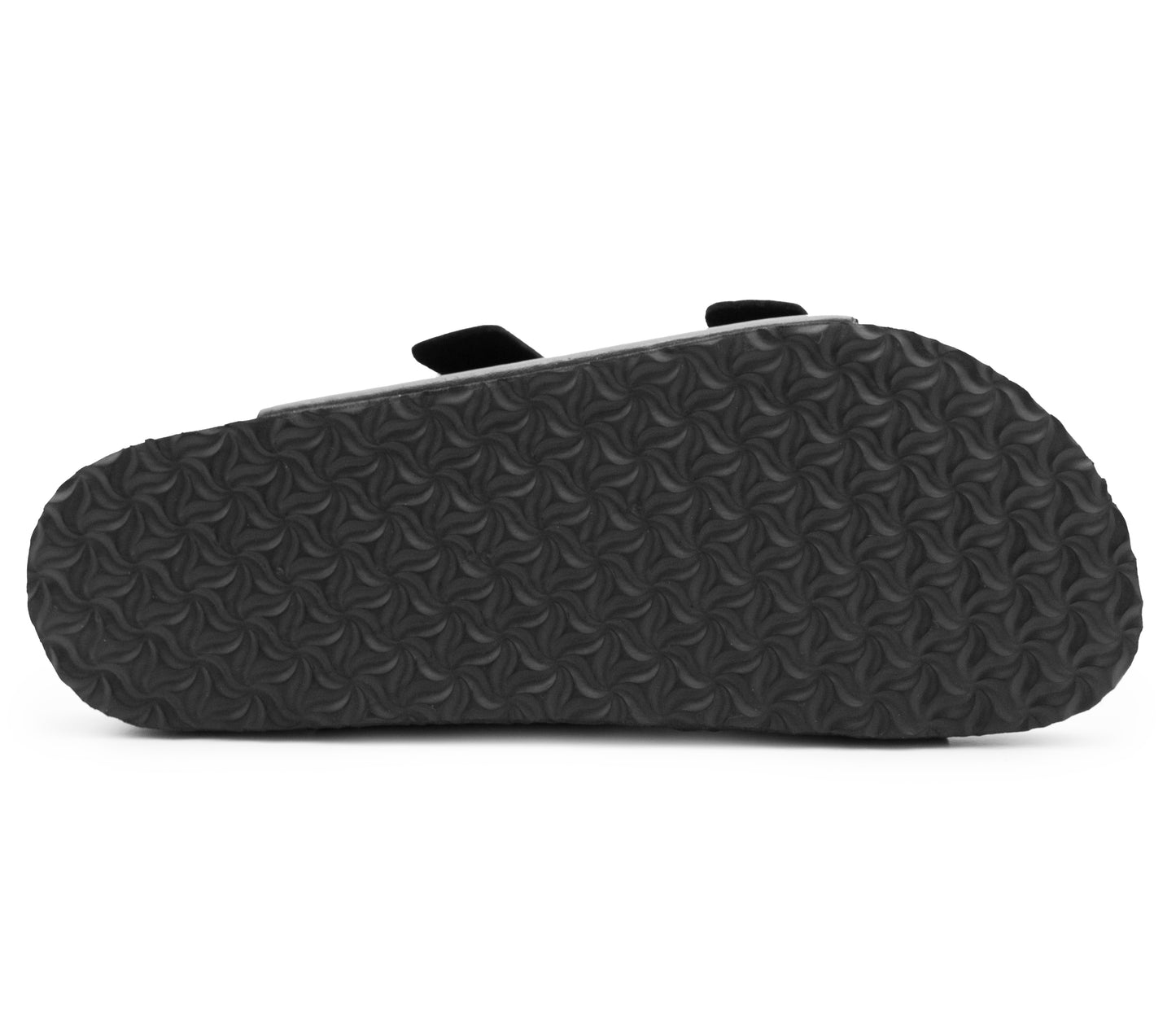 Mens Sandals Cork Footbed Navy Faux Leather 2 Adjustable Straps Beach Fashion Slides Summer Slip On Backless Smart Casual Fashion Sandal