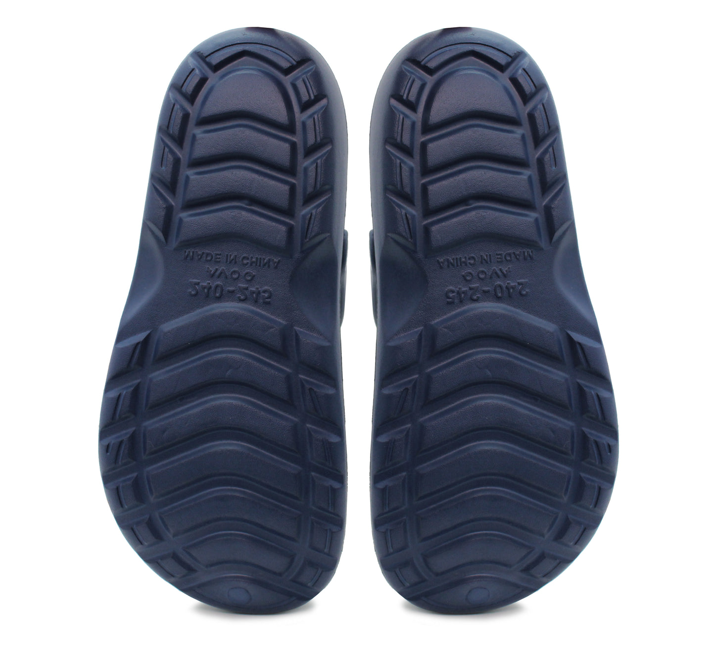 Mens Clogs Warm Fleece Lined Navy Thermal Garden Clogs Waterproof Lightweight EVA Adjustable Faux Fur Slippers Hospital House Shoes