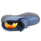 Mens Navy Snow Boots Warm Thermal Fleece Lined Zip Up Slip On Insulated Outdoor Winter Walking Ankle Boots