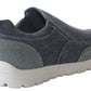 Mens Super Lightweight Memory Foam Slip On Navy Denim Canvas Go Walk Running Trainers