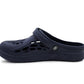 Mens Clogs Breathable Lightweight EVA Garden Sandals Slippers Hospital Clog Pool Shower Holiday Beach Mule Water Shoes Navy