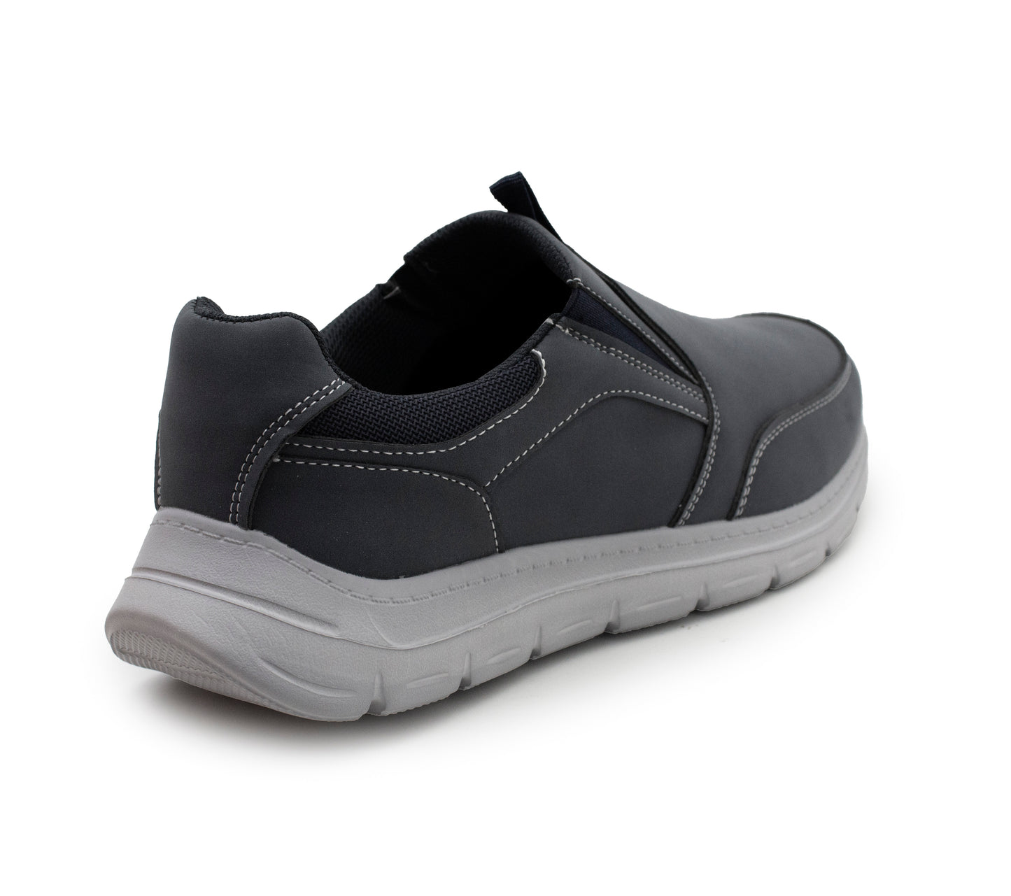 Mens Lightweight Trainers Slip On Elastic Twin Gusset Casual Sneaker Pumps
