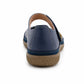 Womens Wide Fit Mary Janes Genuine Leather Nurse Office Wide EEE Fit Touch Fasten Ladies Casual Loafers Shoes
