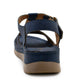 Womens Adjustable Sandals Ladies Low Wedge T-Bar Summer Beach Walking Shoes
