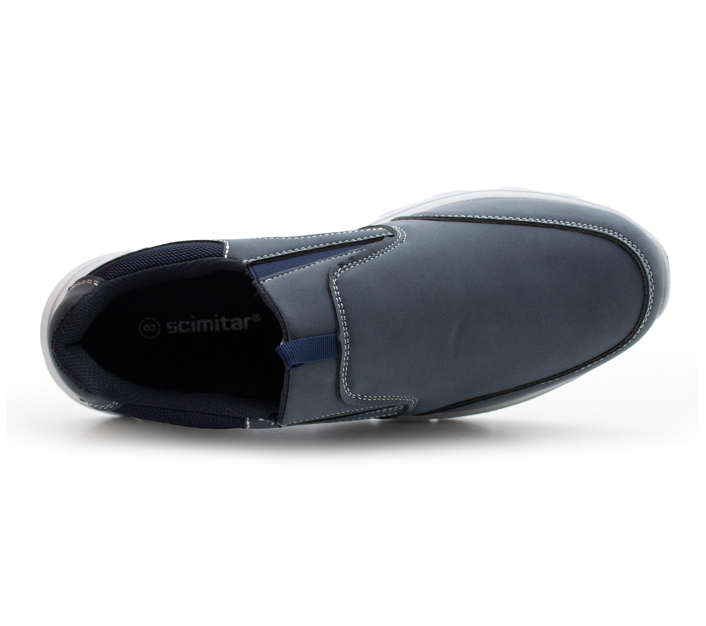 Mens Lightweight Trainers Slip On Elastic Twin Gusset Casual Sneaker Pumps