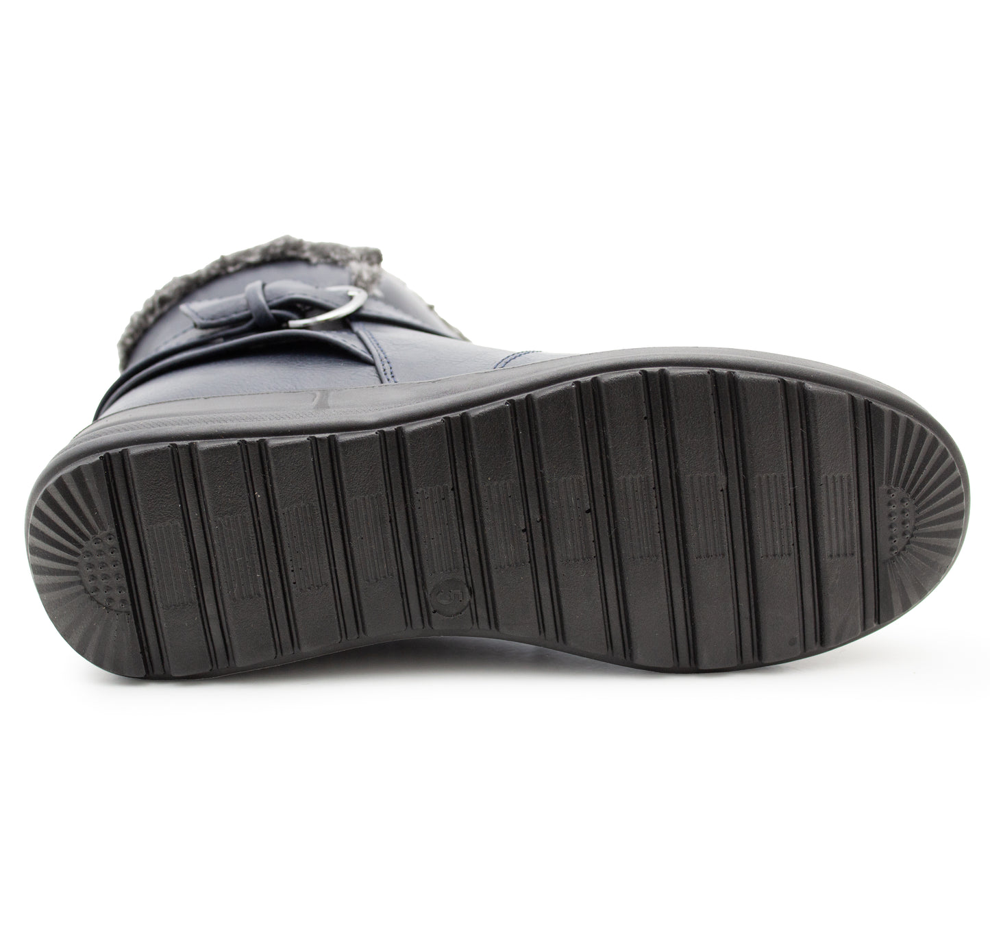 Womens Winter Boots Warm Faux Fur Lined Ladies Zip Up Thermal Snow Ankle Boots