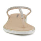 B804050 Womens Toe Post Sandals in Nude