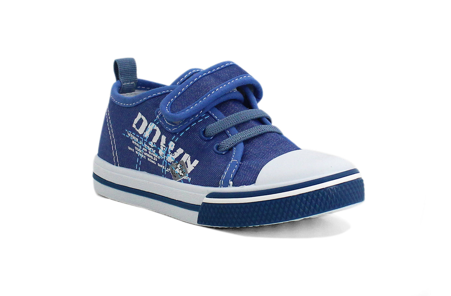 DAN Kids Canvas Touch Fasten Trainers