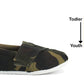 A4596 Boys Kids Camo Canvas Touch Fasten