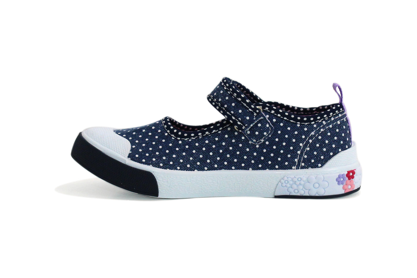 LUNA Kids Canvas Touch Fasten Trainers