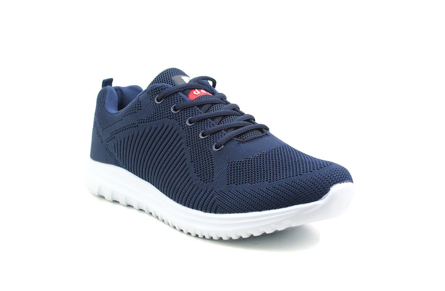 Mens Super Lightweight Memory Foam Mesh Lace Up Athletic Running Fitness Gym Trainers Shoes Navy