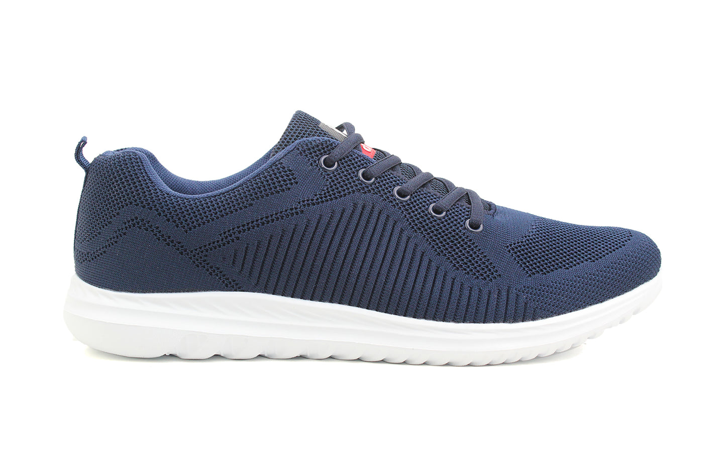 Mens Super Lightweight Memory Foam Mesh Lace Up Athletic Running Fitness Gym Trainers Shoes Navy