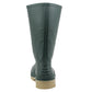 Kids Unisex Boys Girls Youth Waterproof Green Wellies Slip On Mud Puddle Splash Rain Wellington Boots