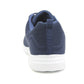 Mens Super Lightweight Memory Foam Mesh Lace Up Athletic Running Fitness Gym Trainers Shoes Navy