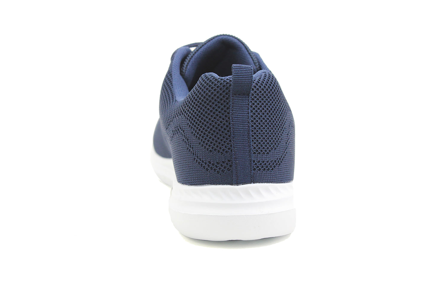 Mens Super Lightweight Memory Foam Mesh Lace Up Athletic Running Fitness Gym Trainers Shoes Navy