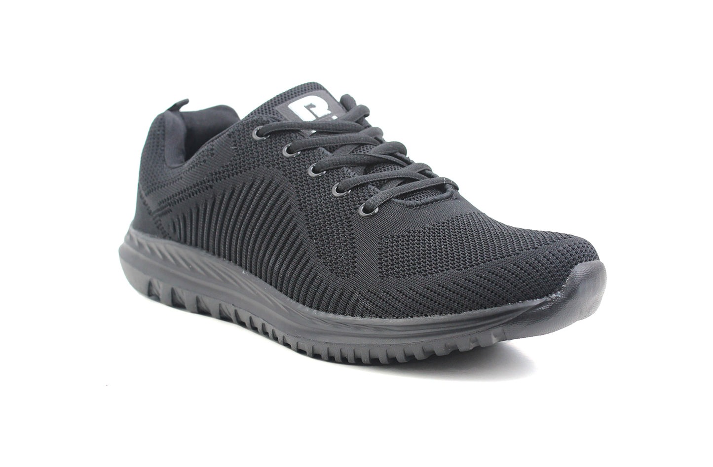 Mens Super Lightweight Memory Foam Mesh Lace Up Athletic Running Fitness Gym Trainers Shoes Black