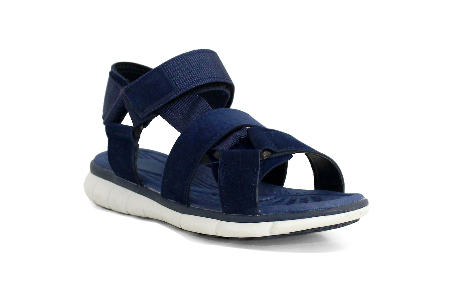 Boys Kids Toddlers Touch Fasten Nylon Strap Flat Summer Beach Open Toe Sandals