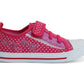 KATIE 031 Kids Canvas Touch Fasten Trainers