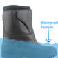 Mens Womens Unisex Mid Calf Water Resistant Snow Rain Black PU Thermal Fur Fleece Lined Winter Mud Mucker Farm Yard Boots