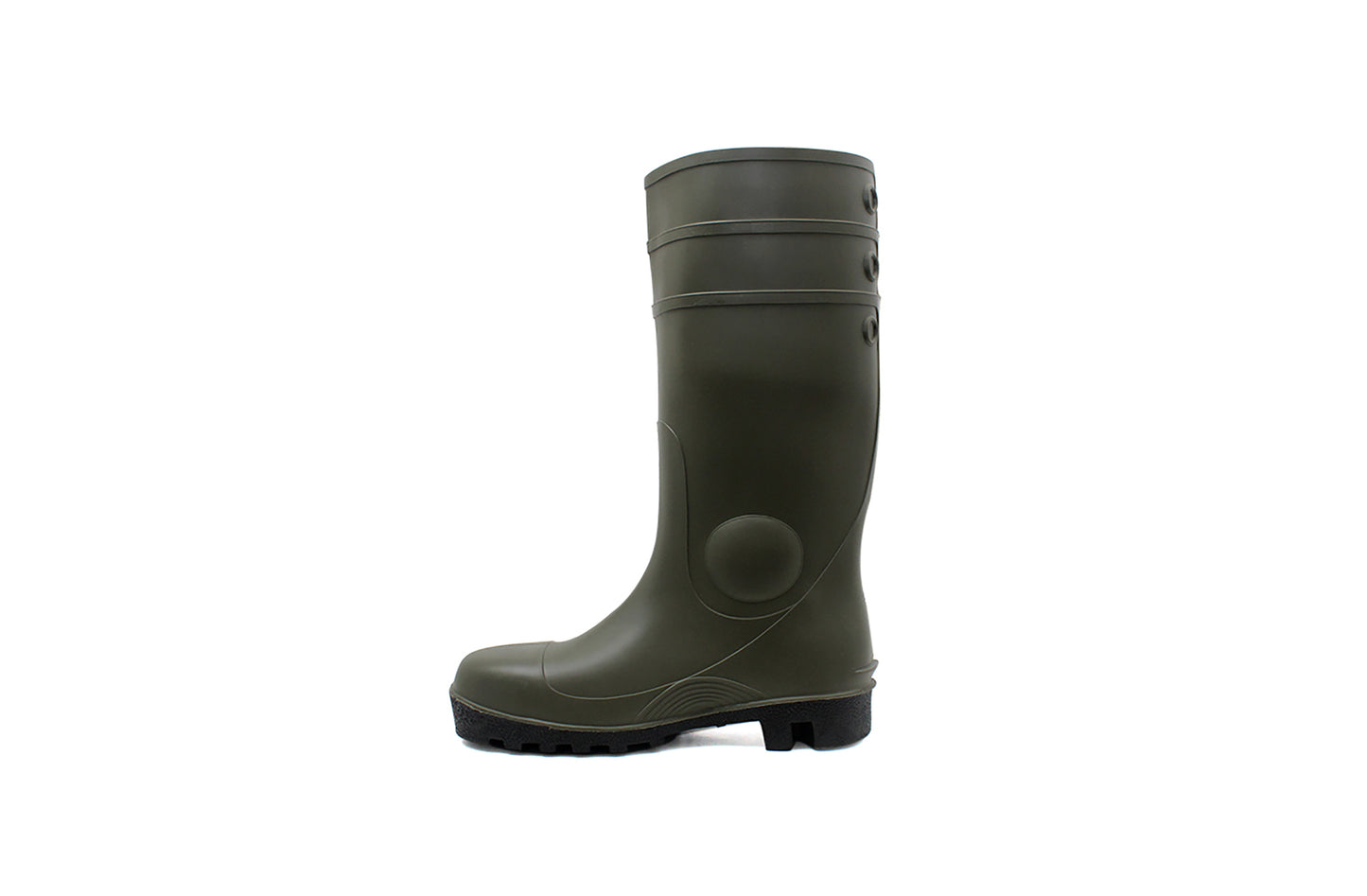 Dunlop Mens Protomaster Waterproof Safety Wellington Green Boots Steel Toe Caps